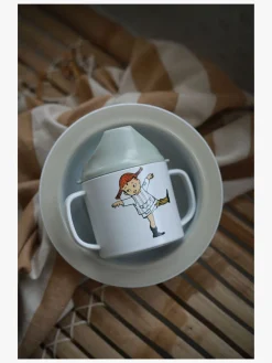 PippiLangstrump Pippi Langstrømpe Cirkus Spisesæt, Beige