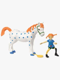 Legetøjsfigurer|Dukker & Bamser|PippiLangstrump Pippi Langstrømpe Figursæt, Pippi & Hest Flerfarvet