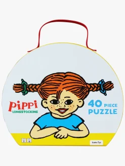 Spil & Puslespil|PippiLangstrump Pippi Langstrømpe Puslespil med Taske 40 Brikker