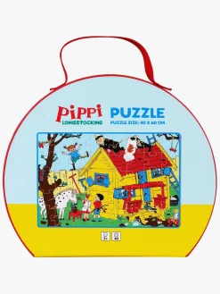Spil & Puslespil|PippiLangstrump Pippi Langstrømpe Puslespil med Taske 40 Brikker