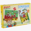 Spil & Puslespil|PippiLangstrump Pippi Langstrømpe Puslespil 2-i-1