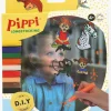 PippiLangstrump Kreativt Legetøj-Pippi Langstrømpe Vinduesmalesæt