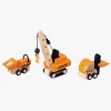 Legetøjsbiler & -Fartøjer|PlanToys Plan Toys Bygge- og Anlægsarbejdsbiler 3 Stk.