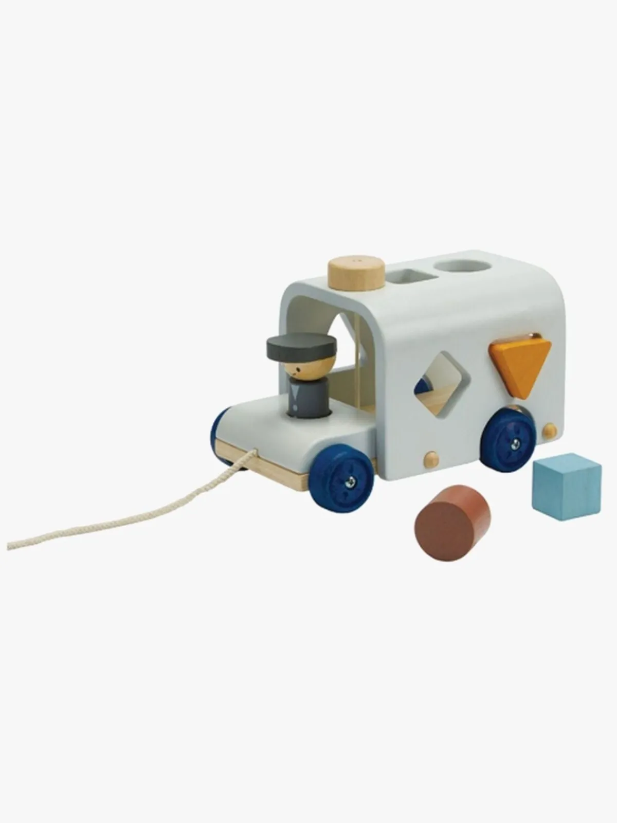 PlanToys Babylegetøj-Plan Toys Sorteringsbus