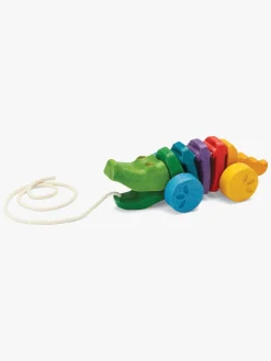 PlanToys Babylegetøj-Plan Toys Træklegetøj Krokodille