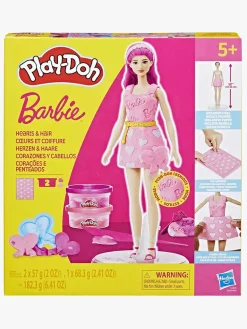 Dukker & Bamser|Kreativt Legetøj|PlayDoh Play-Doh Barbie Modellervoks med Dukke Hjerte & Hår Flerfarvet