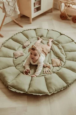 Børn PlayAndGo Play&Go Organic Bloom Legetæppe, Meadow Green
