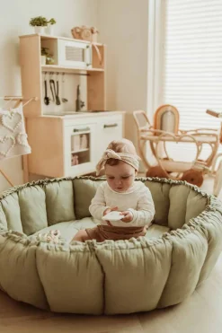 Børn PlayAndGo Play&Go Organic Bloom Legetæppe, Meadow Green