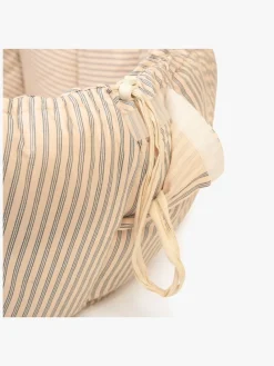 Børn PlayAndGo Interiør-Play&Go Organic Bloom Legetæppe, Stripes Blue