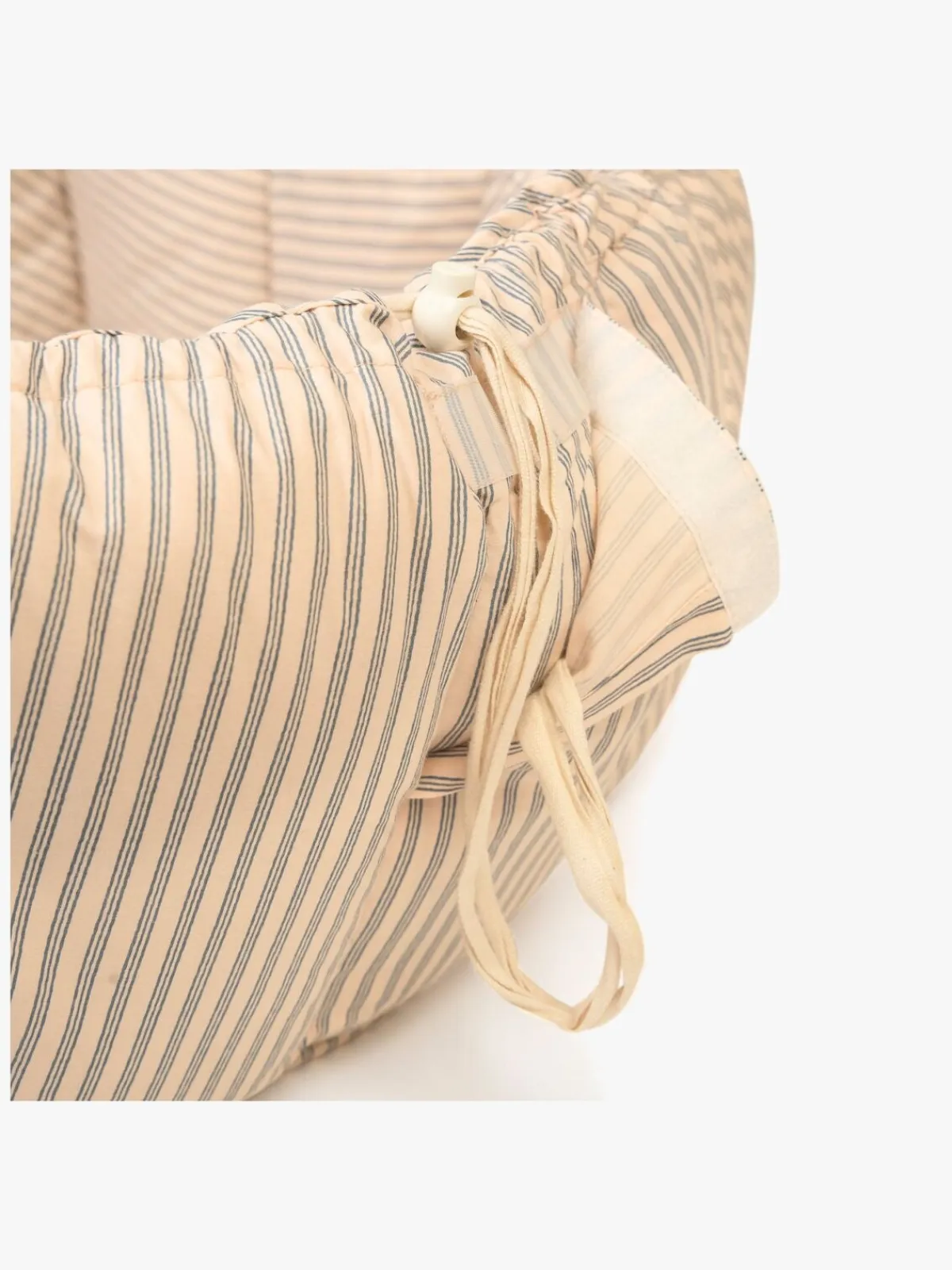 Børn PlayAndGo Interiør-Play&Go Organic Bloom Legetæppe, Stripes Blue