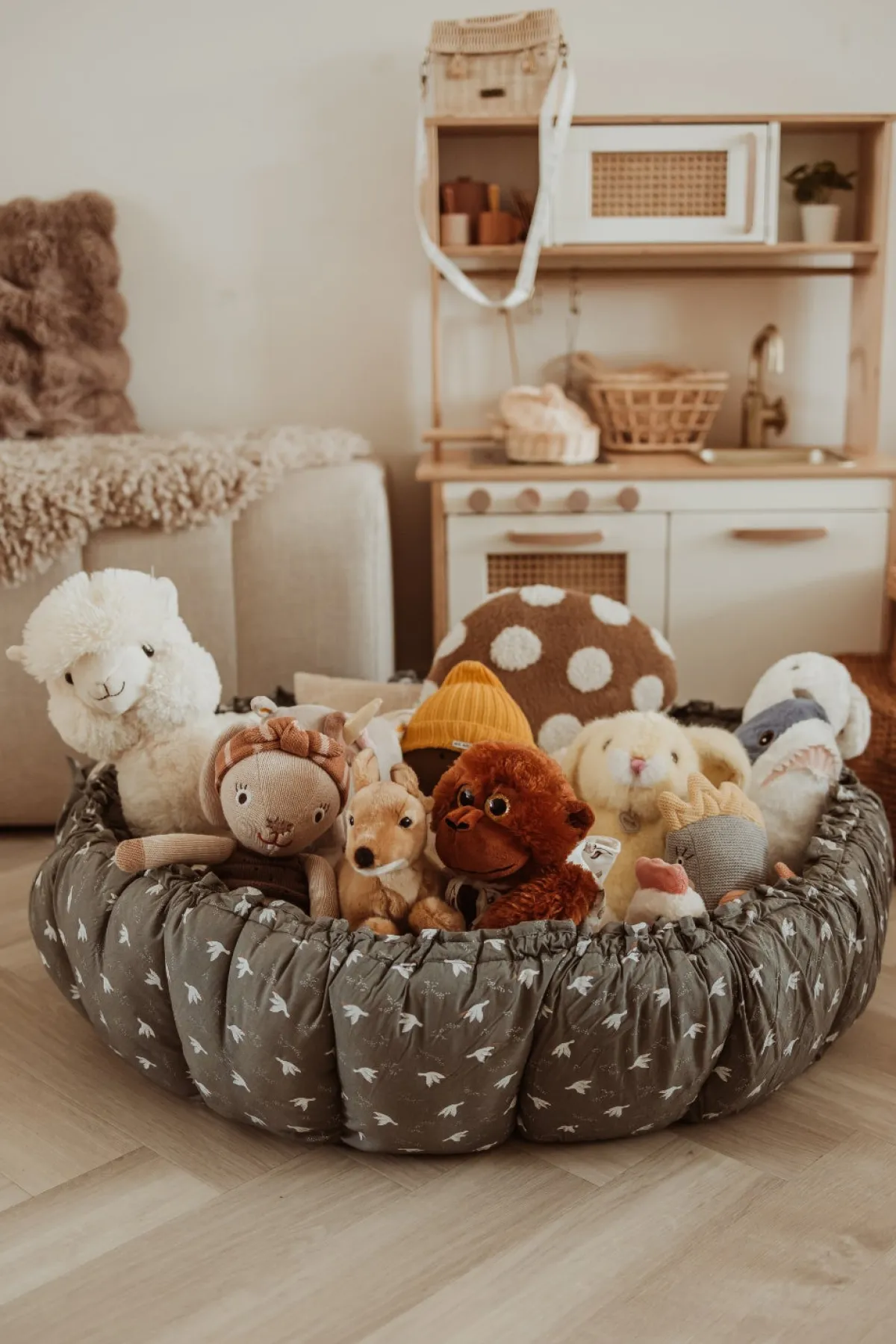 Børn PlayAndGo Play&Go Organic Bloom Legetæppe, Birds