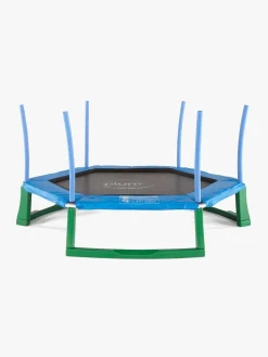 Plum Junior Jumper Trampolin inkl. Beskyttelsesnet 220 cm, Blå/Grøn