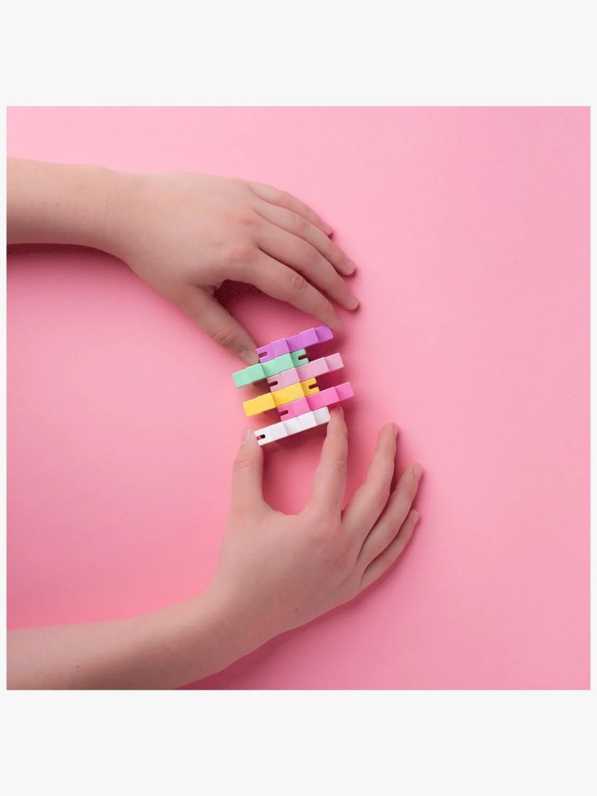 PlusPlus Spil & Puslespil-Plus-Plus HEXEL Fidget Legetøj Bubblegum
