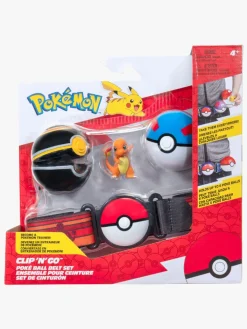 Pokemon Pokémon Clip 'N' Go Bælte Legesæt Charmander med Poké-ball