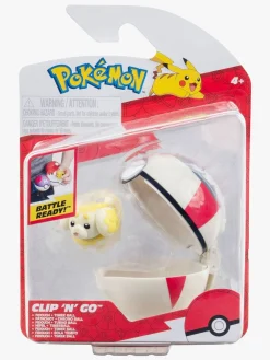 Legetøjsfigurer|Pokemon Pokémon Clip 'N' Go Legesæt Fidough med Timer-ball Flerfarvet