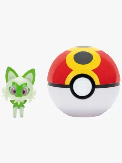 Pokemon Pokémon Clip 'N' Go Legesæt Sprigatito med Poké-ball