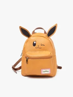 Tasker|Pokemon Pokémon Rygsæk, Eevee Brun/Orange