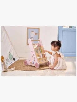 PolarB Babylegetøj|Lærerig Leg-Gåvogn, Pink
