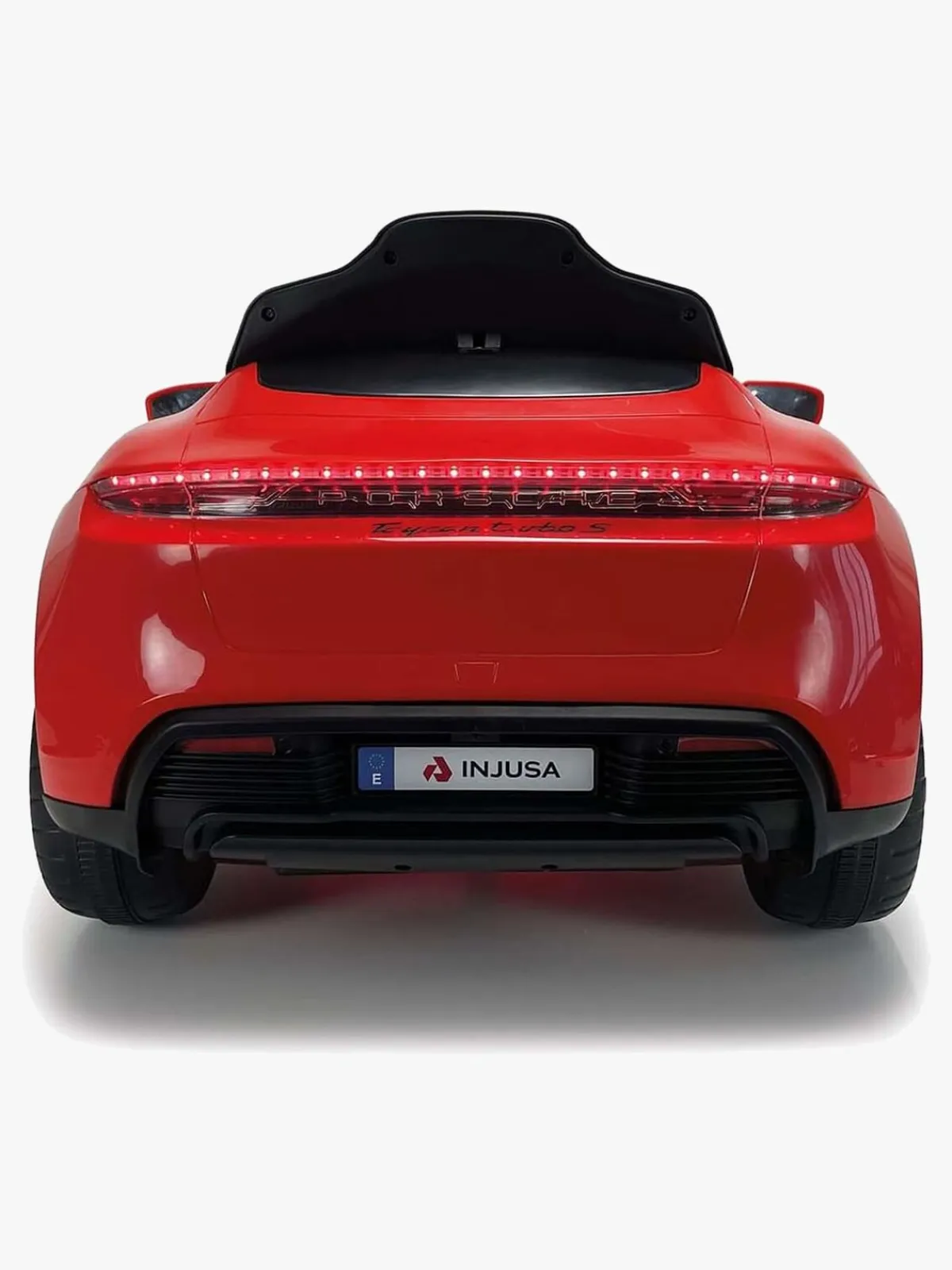 Elbiler & -Køretøjer|Injusa Porsche Taycan Elbil 12V, Rød