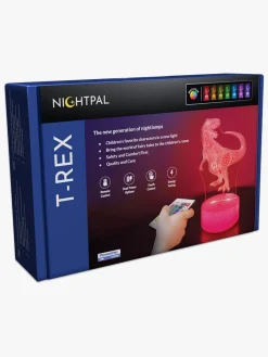 Børn Powerpal Lamper & Belysning-3D-Natlampe, Dinosaur T-Rex