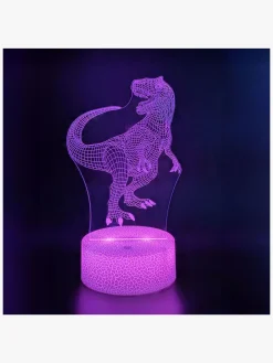 Børn Powerpal Lamper & Belysning-3D-Natlampe, Dinosaur T-Rex