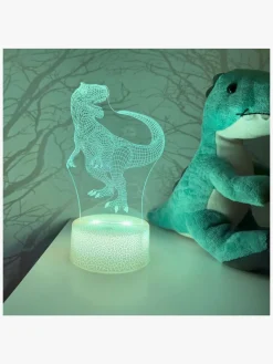 Børn Powerpal Lamper & Belysning-3D-Natlampe, Dinosaur T-Rex