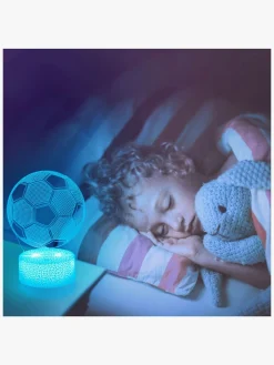 Børn Powerpal Lamper & Belysning-3D-Natlampe, Fodbold