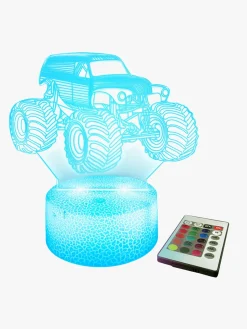 Børn Powerpal Lamper & Belysning-3D-Natlampe Monster Truck