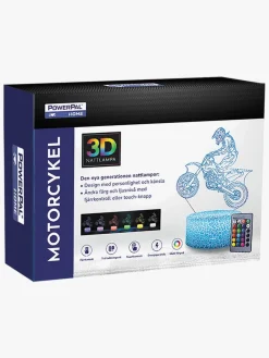 Børn Powerpal Lamper & Belysning-3D-Natlampe, Motorcykel