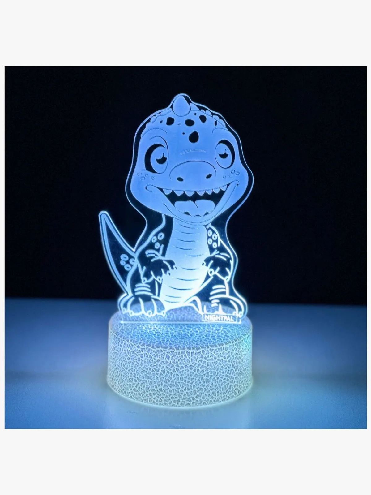 Lamper & Belysning|Powerpal Natlampe Dinosaur Hvid