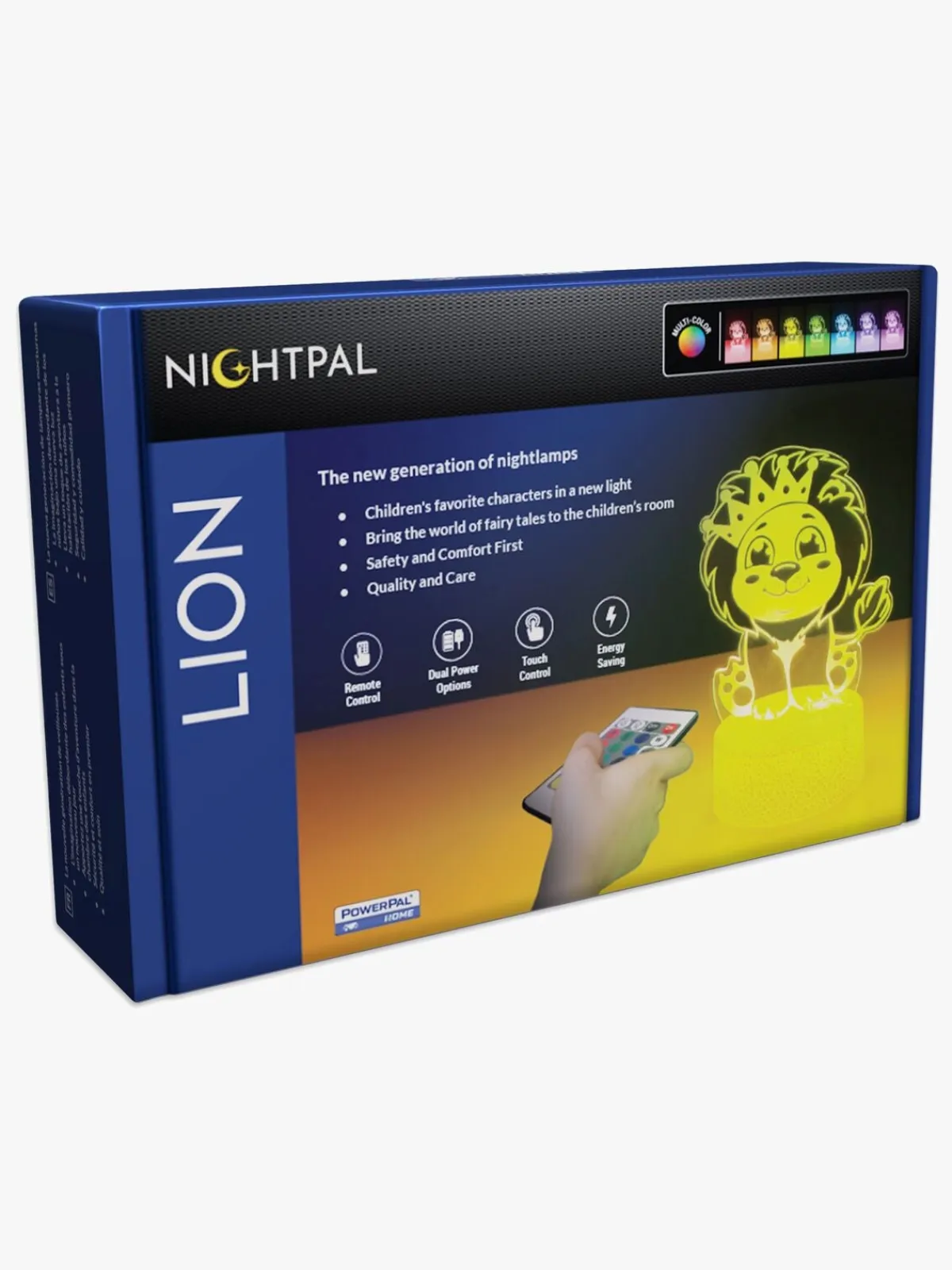 Børn Powerpal Natlampe Løve