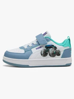 Sneakers|Puma Caven 2.0 Lo Hot Wheels AC+ PS Sneakers, Cool Blue/White/Aquatic