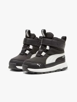 Børn Puma Støvler & Vinterstøvler-Evolve Puretex AC Inf Vinterstøvler, Black/Ash Grey/White