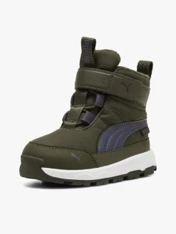 Børn Puma Evolve Puretex AC Inf Vinterstøvler, Grøn