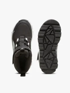 Børn Puma Evolve Puretex AC PS Vinterstøvler, Black/Ash Grey/White