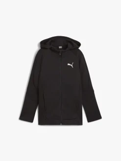 Børn Puma Evostripe Full-Zip Hættetrøje, Sort