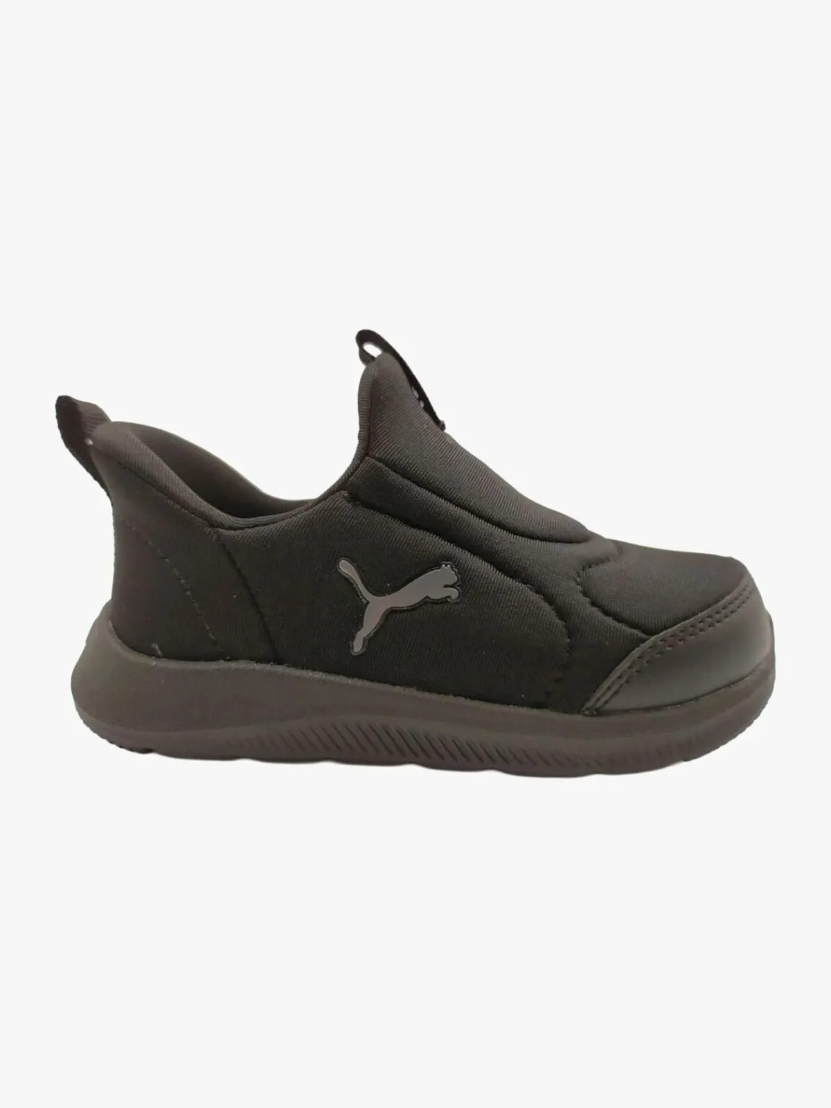 Børn Puma Fun Racer 2 Slip On Infant Sneakers, Black/Cool Dark Gray