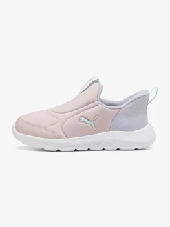 Børn Puma Fun Racer 2 Slip On PS Sneakers, Mauve Mist/Sea Glass/Lilac Crush