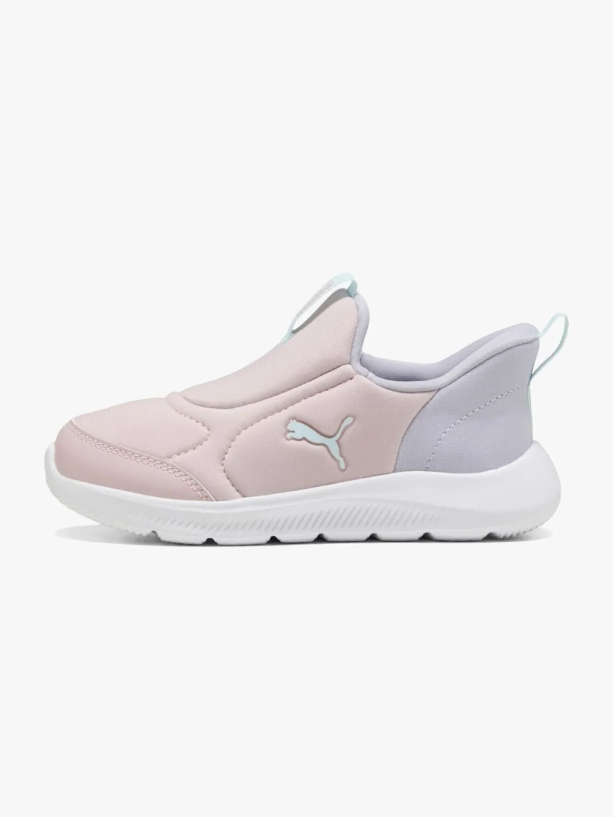 Børn Puma Fun Racer 2 Slip On PS Sneakers, Mauve Mist/Sea Glass/Lilac Crush