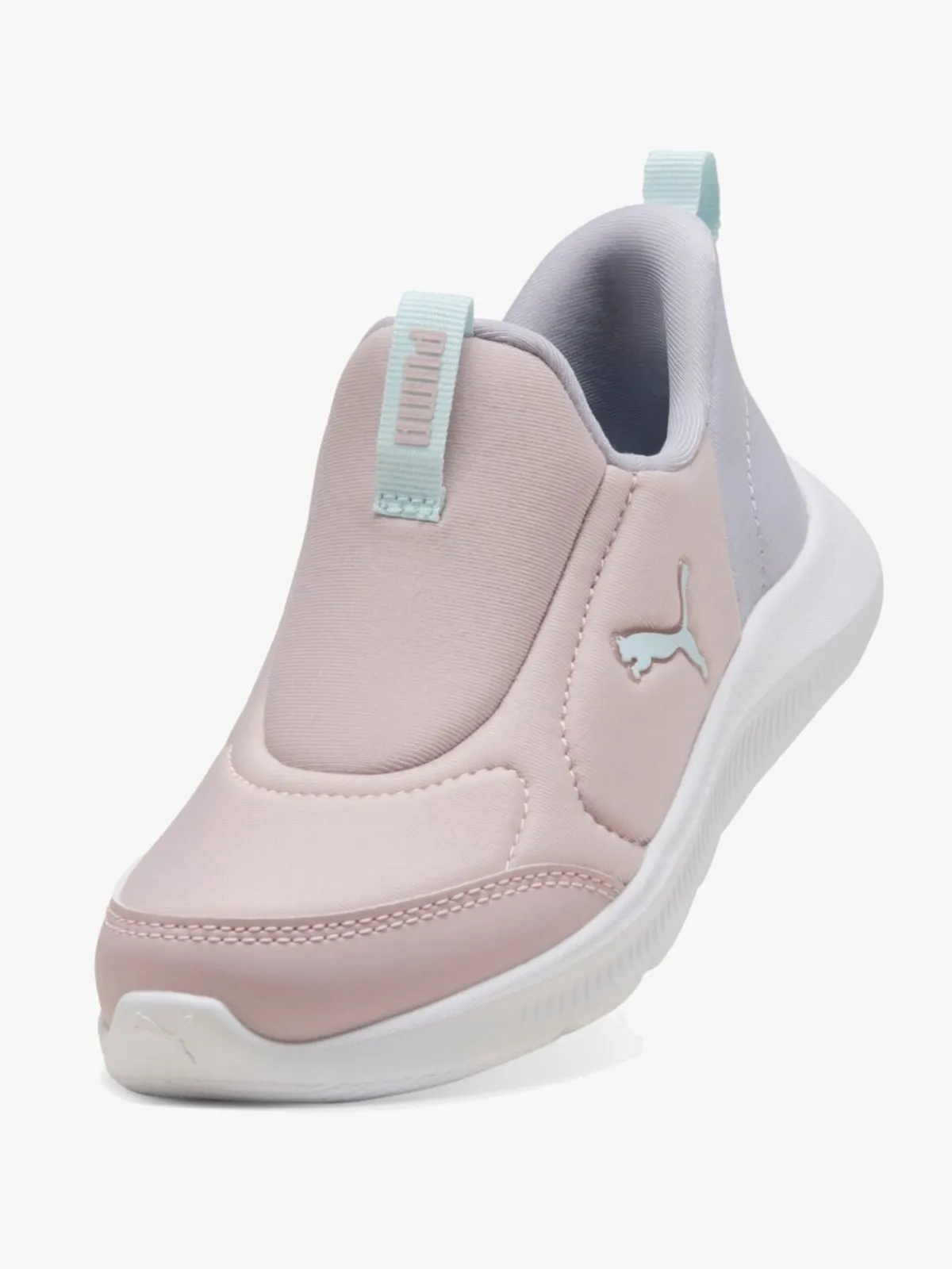 Børn Puma Fun Racer 2 Slip On PS Sneakers, Mauve Mist/Sea Glass/Lilac Crush