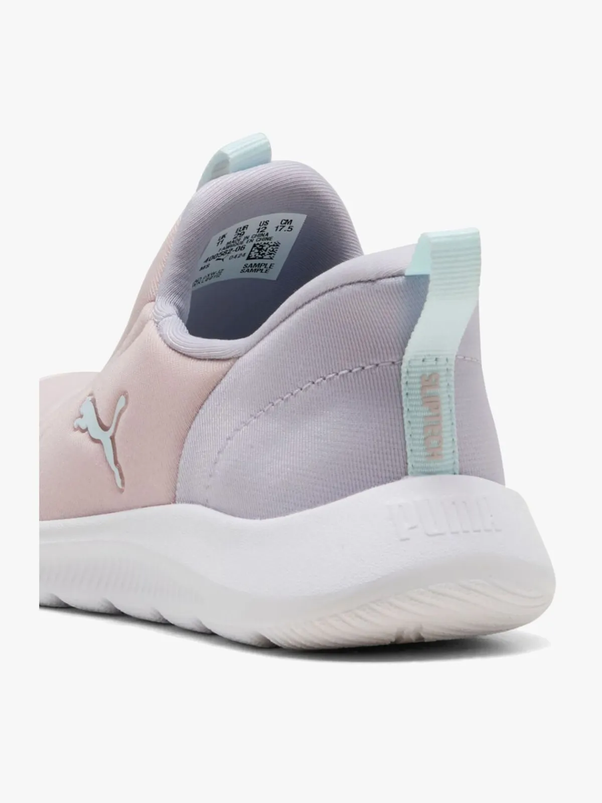 Børn Puma Fun Racer 2 Slip On PS Sneakers, Mauve Mist/Sea Glass/Lilac Crush