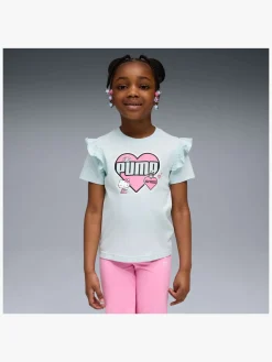 Børn Puma Hello Kitty & Friends T-shirt, Sea Glass