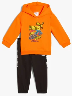 Børn Puma Hot Wheels Minicats 2-delt Sæt, Black