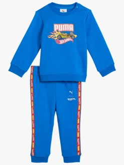 Børn Puma Træningstøj-Hot Wheels Minicats 2-delt Sæt, Blå