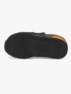 Børn Puma R78 V Inf Sneakers, White/ Black/Vibrant Orange