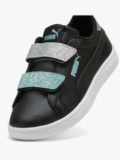 Sneakers|Puma Smash 3.0 Glitter Velcro V Infant Sneakers, Sort