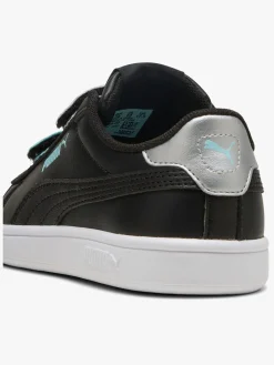 Børn Puma Sneakers-Smash 3.0 Glitter Velcro V PS Sneakers, Sort