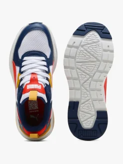 Børn Puma Sneakers-Trinity Lite Jr Sneakers, White/Fierce Red/Persian Blue