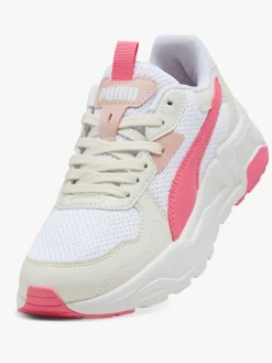 Børn Puma Trinity Lite Jr Sneakers, Hvid