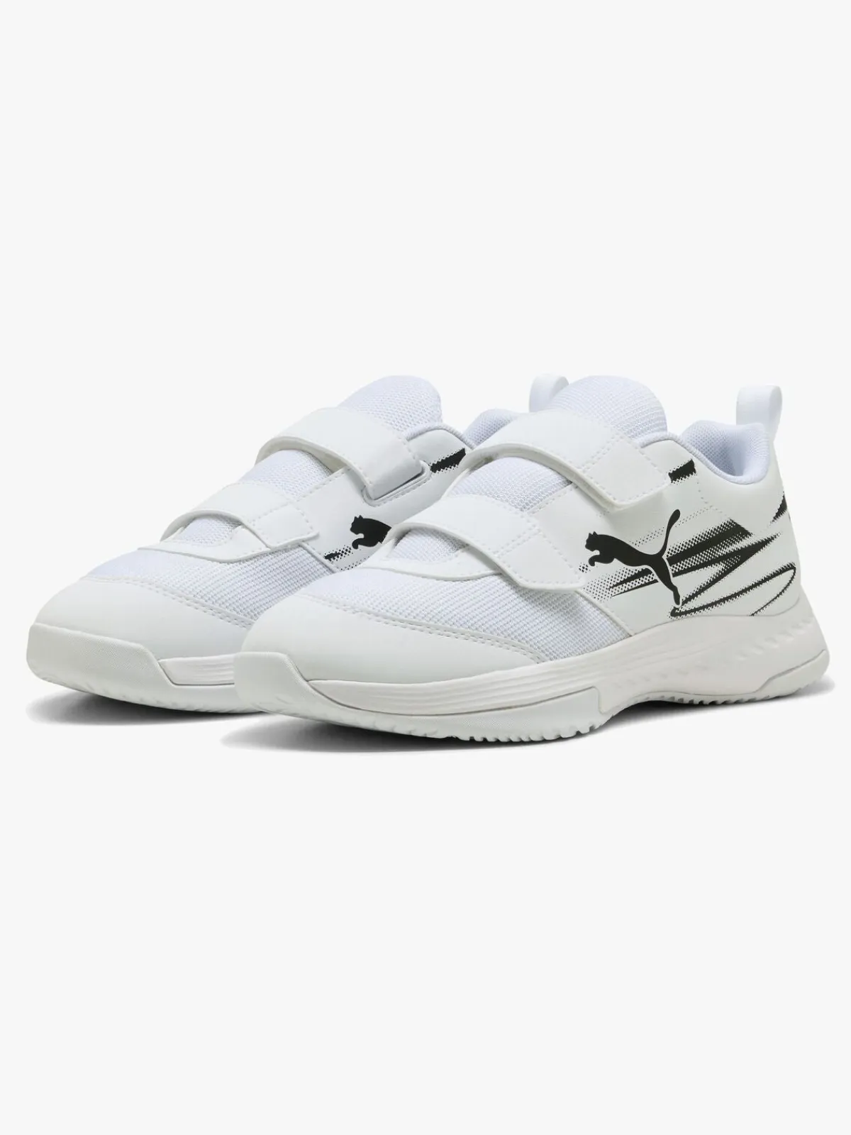 Børn Puma Varion II V Jr Træningssko, White/Black